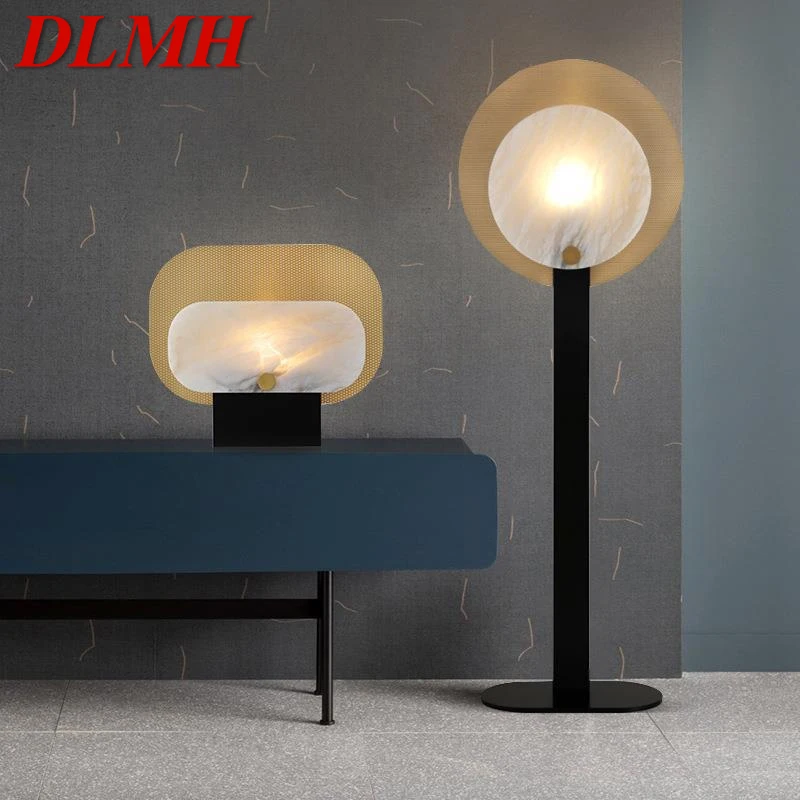 

DLMH Nordic Marble Floor Lamp luxury Modern Family Iiving Room Bedroom LED Creativity Decorative Standing Light