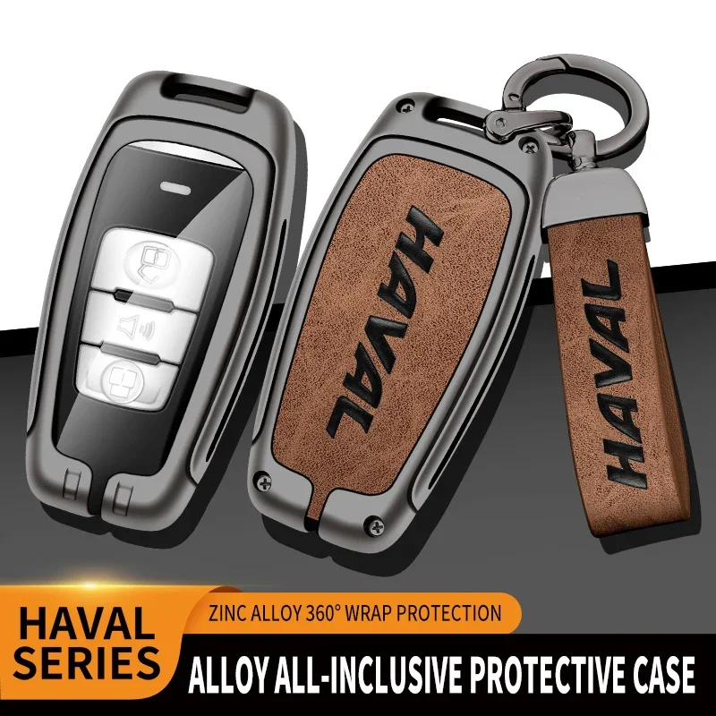 Car Key Fob Cover Case Protect Shell Holder Set For Haval H6 Dargo M6 H9 H6S F7 F7X Jolion X DOG XY H2 H3 H5 H7 H8 M4 F7H H2S