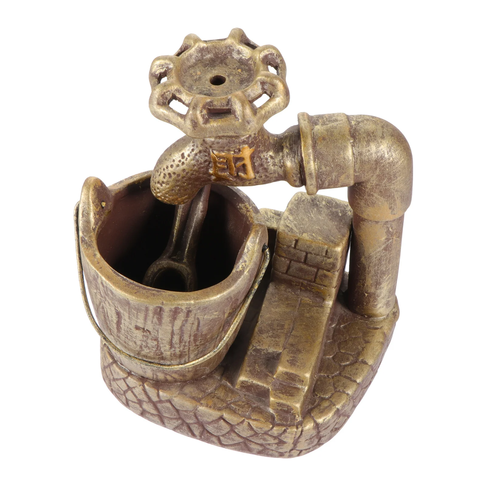 

Exquisite Backflow Incense Holder High Temperature Resistant Perfect Gift Meditation Tea Mysterious Look Ceramic Censer