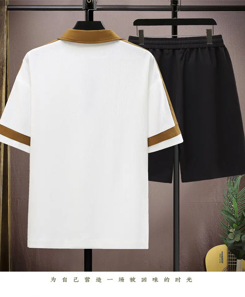 Modische Herren-Sets 2026 Sommer Streetwear Lose Kurzarm-T-Shirts & Hosen Trainingsanzüge Jugendliche Lässige Oberteile & Jogger-Kleidung – Detail 11