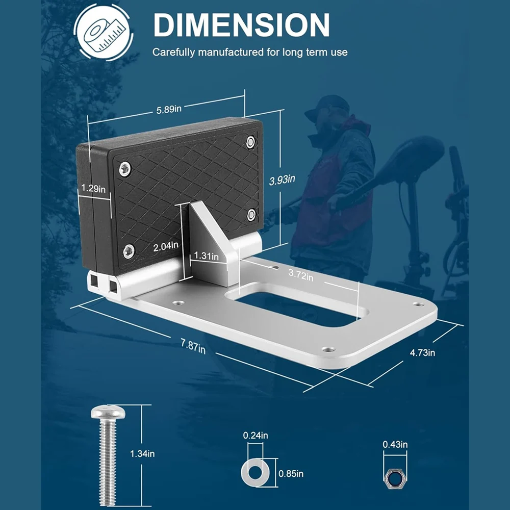 

Universal Transom Trolling Motor Mount for Any Boat with A Flat Stern For Electric Motors Only Not for Outboard Engines of Any S