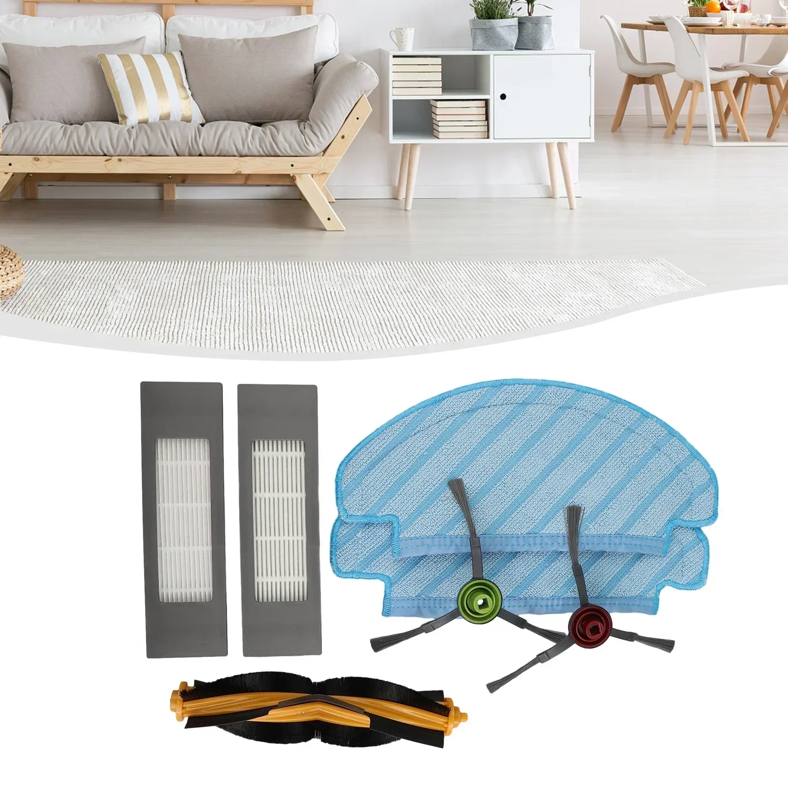 Improved Suction Performance  For Ecovacs For Deebot N10  N10 Plus Robot Vacuum Cleaner Replacement Accessories