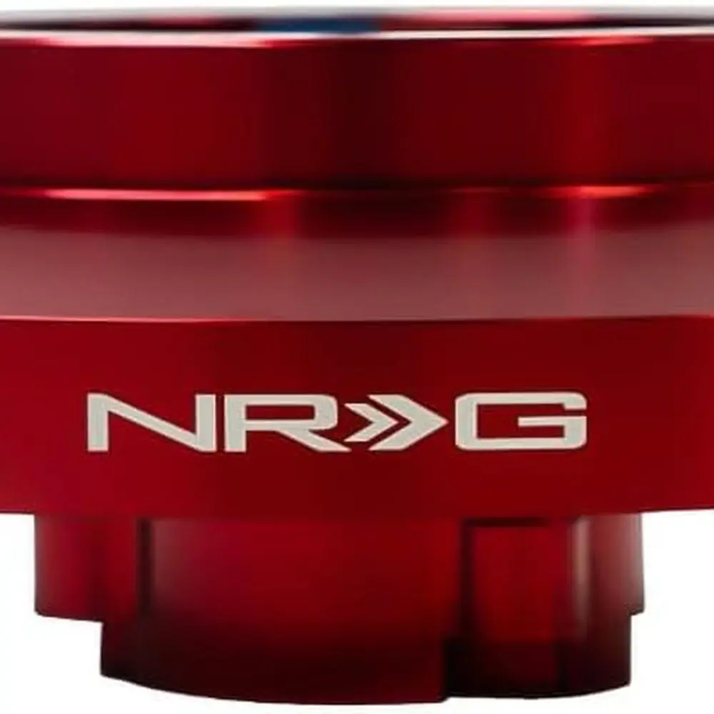 NRG Innovations Racing Style Steering Wheel Short Hub, Lockable Aluminum Steering Shaft, 6x70mm Bolt Pattern Quick Release Adapt