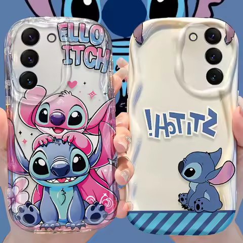 Disney Stitch Case for Samsung Galaxy S24 S23 S22 S21 Ultra Plus S20 FE A73 A72 A71 A55 A54 5G A53 A52 A51 4G A50S A50 Cover