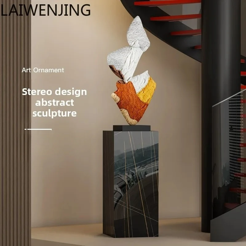 

SGF creative art sculpture floor-to-ceiling ornament corner TV cabinet decoration