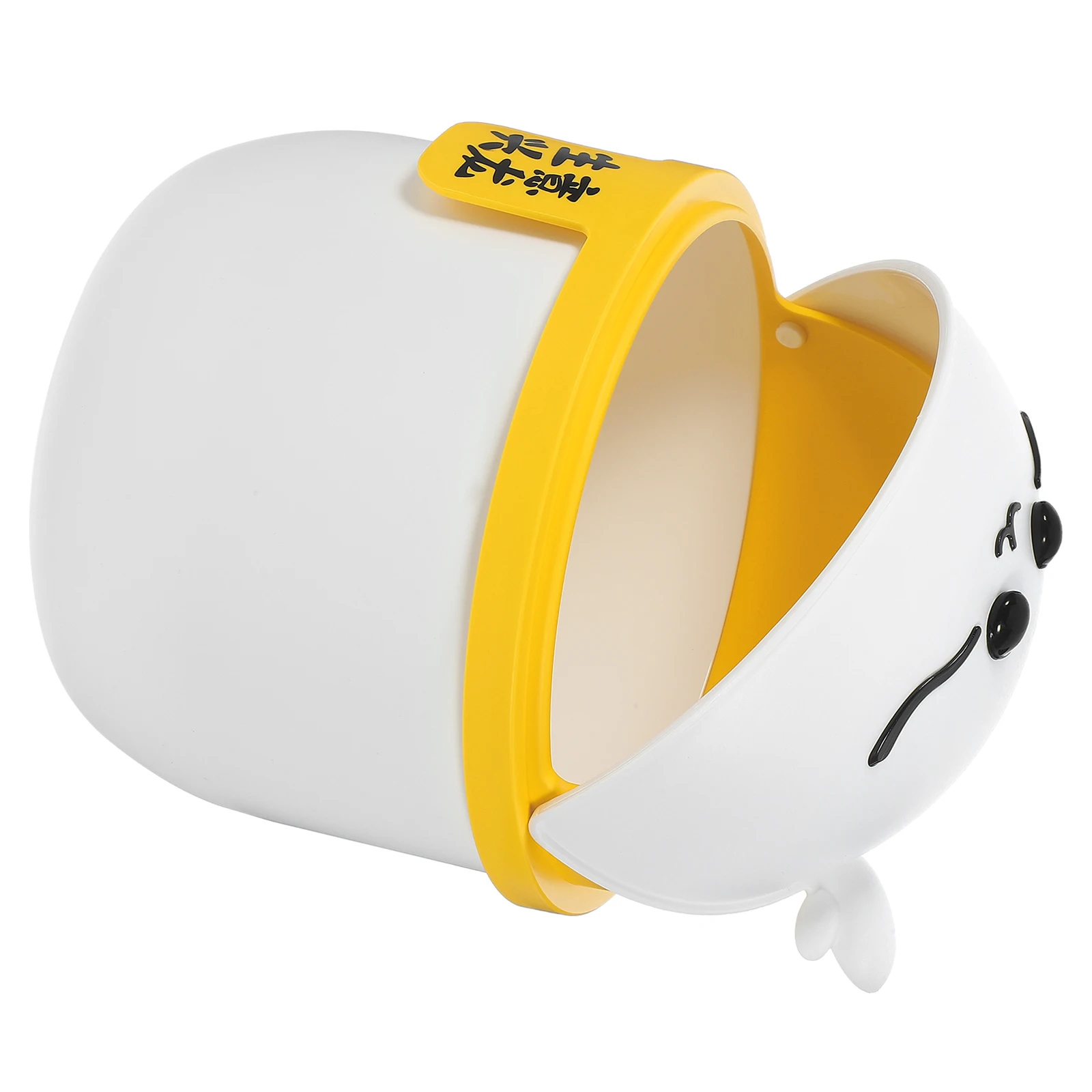 

Adorable Cartoon Dragon Desktop Trash Can With Lid Bright Color Mini Garbage Bin For Countertop Small Storage Box Cute