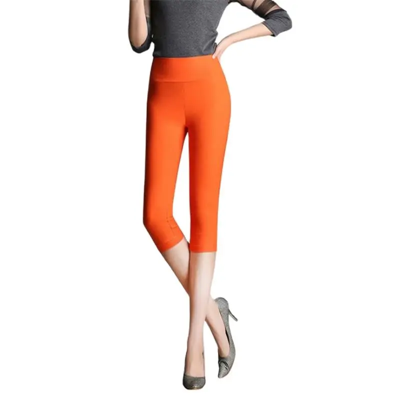 Woman Summer Hot Sale Pencil Pants Calf-length Trousers Leggings Capris Thin Pantalones Cortos Breathable Hot Sale Pantalon