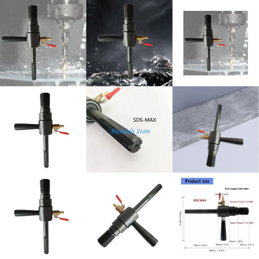 U2JC متعددة الأغراض وصلة طلقة الماء القصوى مركز الصلب بناء الغبار حل الحفر المجاني ملحق أداة سريعة #1