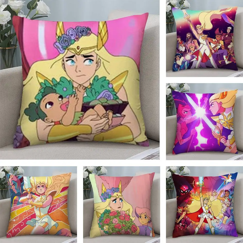 She Ra and The Princesses of Power Pillow Case Plush Fabric Soft  Pillowcase Double Sided Print Cushion Cover Household Gifts
