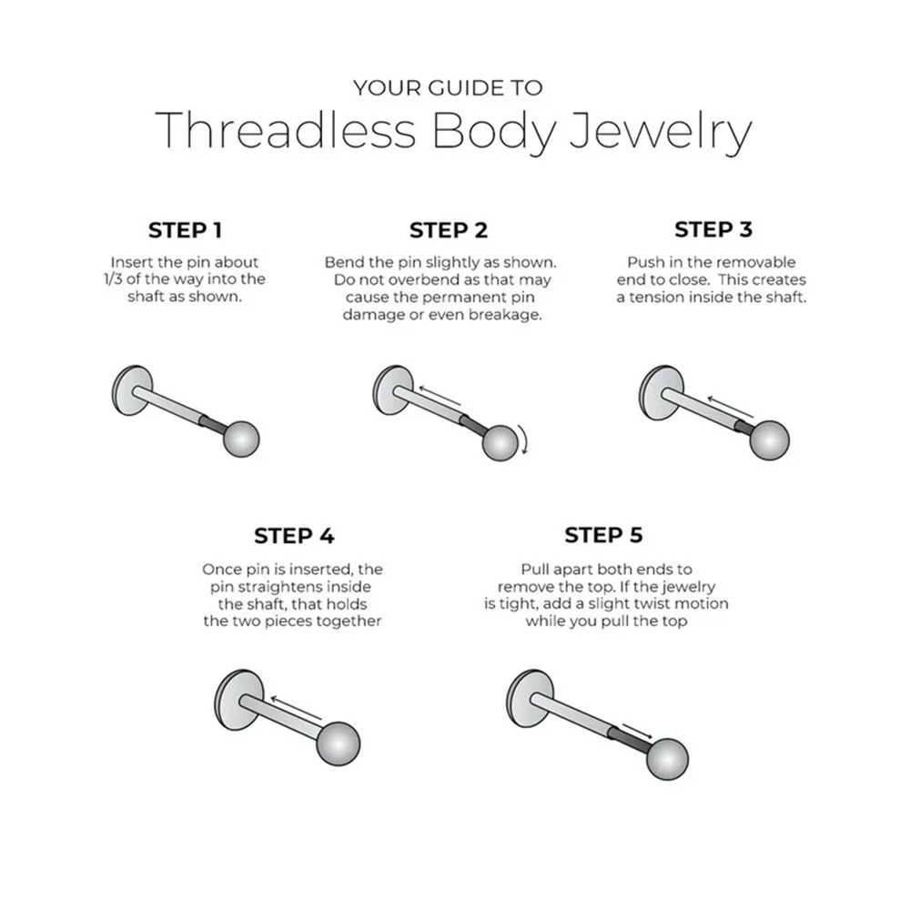 ZS 1PC 16G Rose Gold Plated Helix Piercing Earring Zircon Lip Stud Star Moon Labret Piercing Jewelry Crystal Lip Body Jewelry