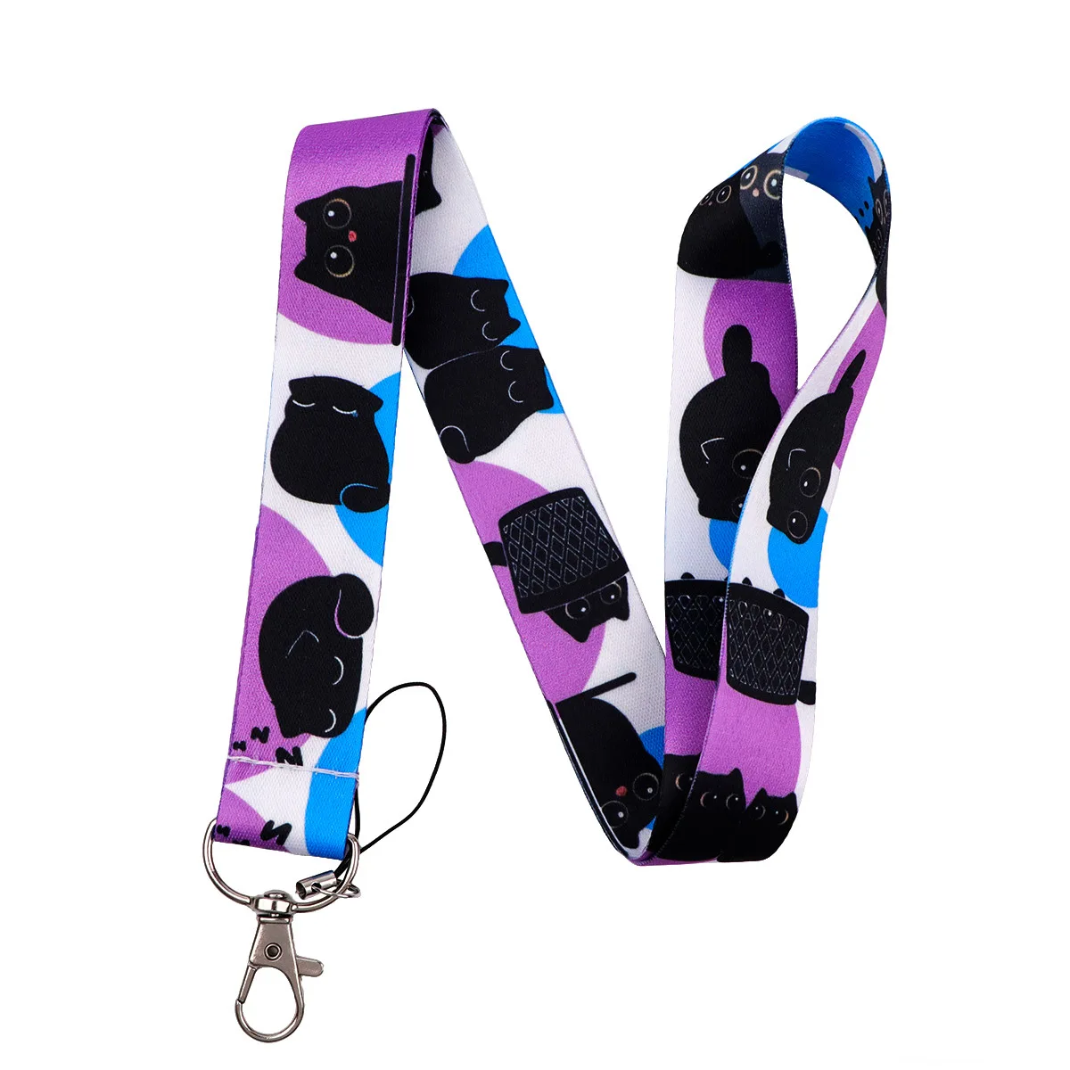 Cute Cats Paws Credential Holder Lanyards