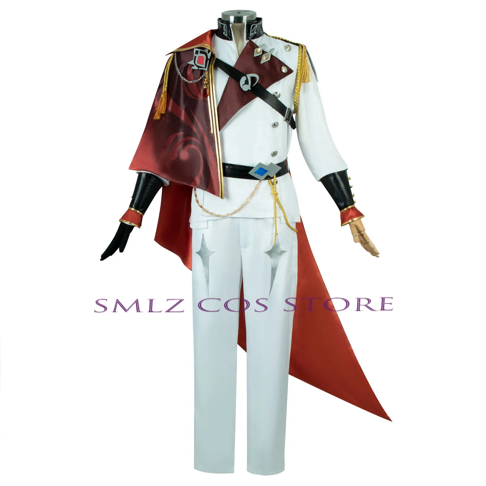 Symphony Tartaglia Cosplay Anime  Impact Costume Uniform Suit Wig Halloween Costumes Outfit for Men