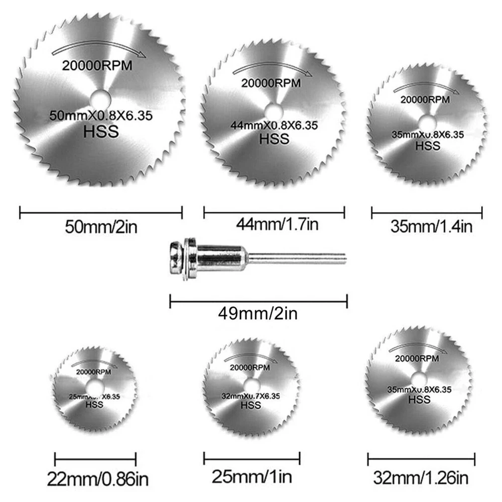 31pcs Diamond Cutting Discs Wheel Saw Blade Set Drill Bit For Dremel Rotary Tool Accessories Multi-Size Blades view 6
