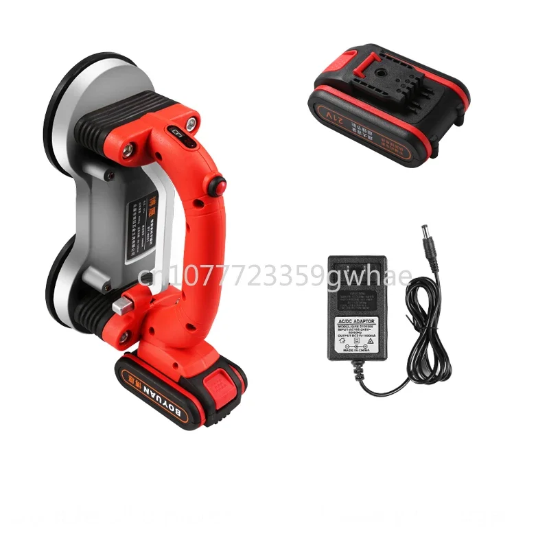 21V ceramic tile vibrator with battery, ceramic tile machine suction cup, automatic floor vibration leveling tool