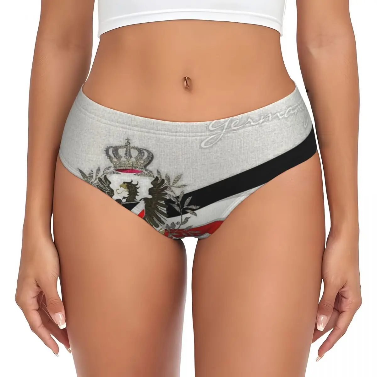 

Женские трусики с изображением орла Германской империи 1871 года, комфортные, патриотические, в стиле Германии, подарок на День святого Валентина