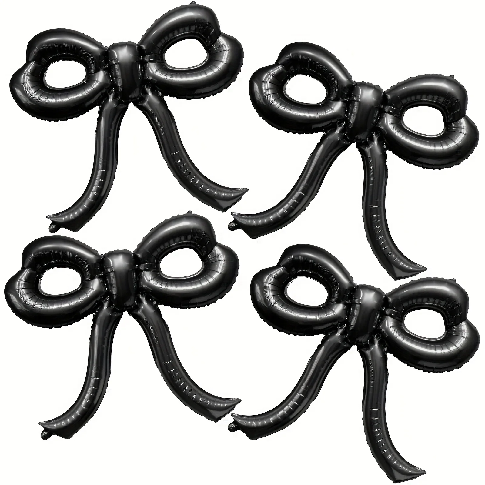 4/8 قطعة بالونات القوس الوردي والأسود والأزرق القوس زينة الحفلات لاستحمام الطفل وأعياد الميلاد والخطوبة والزفاف ومستلزمات حفلات ديكو