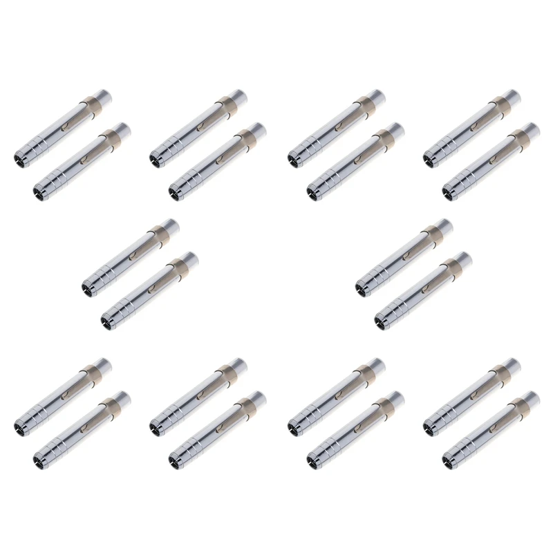 

20 PCS Silver Aluminum Alloy Chalk Keeper Holder