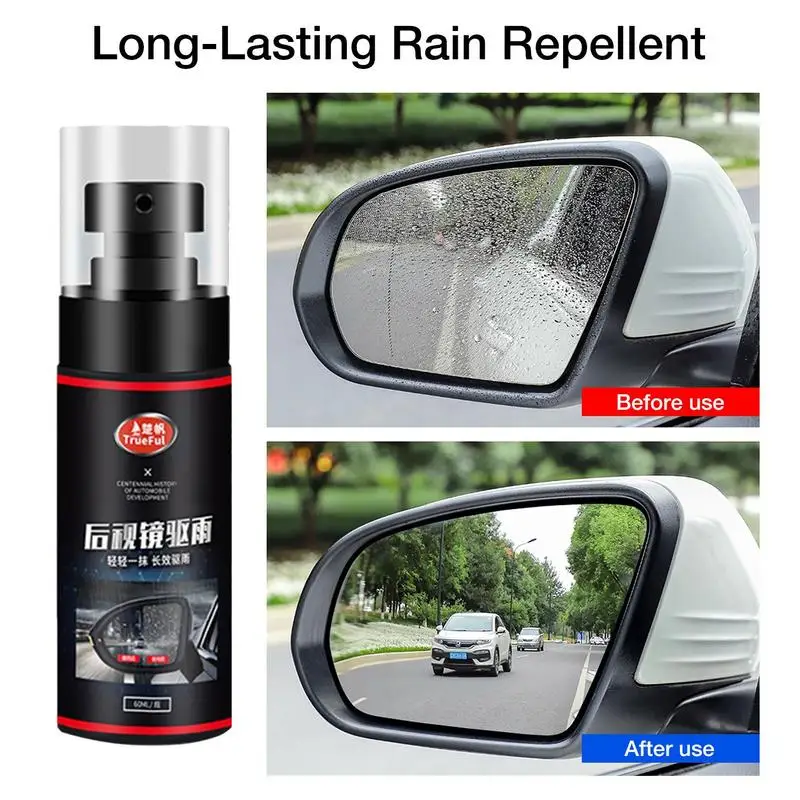 

Water Repellent Spray Anti Rain Coating Windshield Mirror Mask Car Glass Agent Rearview Mirror Hydrophobic Agent Oil Film Remove