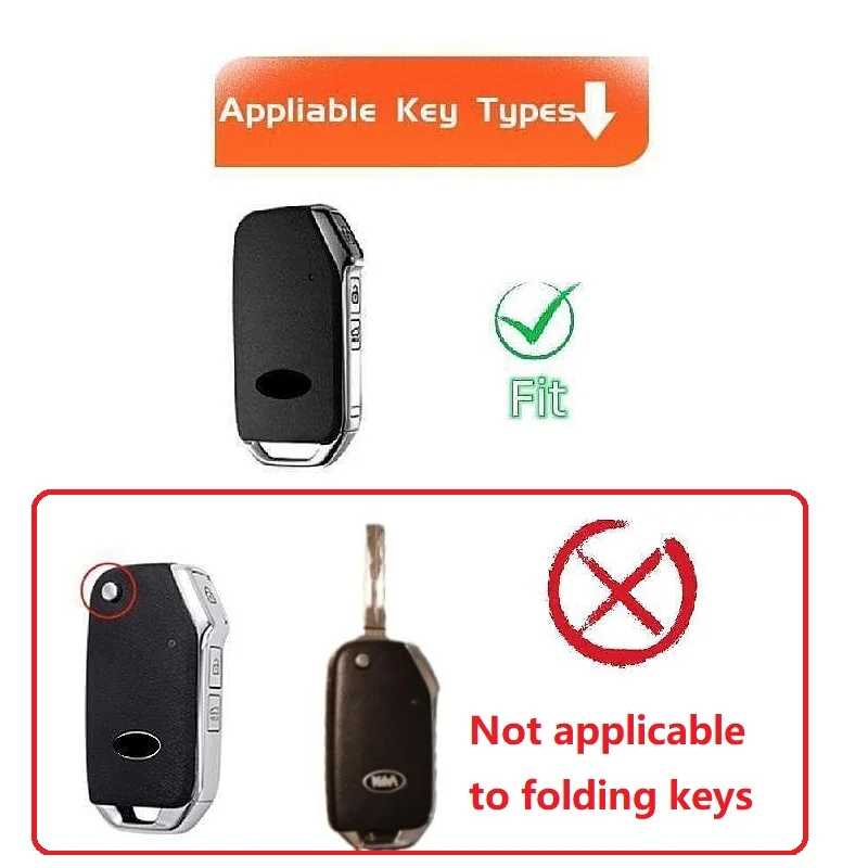 Car Key Case Cover Fob Shell for KIA Sportage R GT Stinger Sorento Ceed Cerato Forte Niro Soul Telluride Protector Keyless