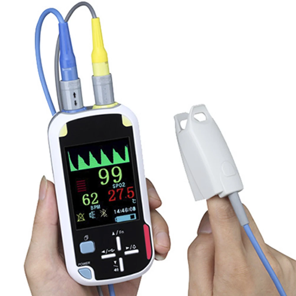 

Handheld Pulse Oximeter SpO2 PI with Finger SpO2 Sensor