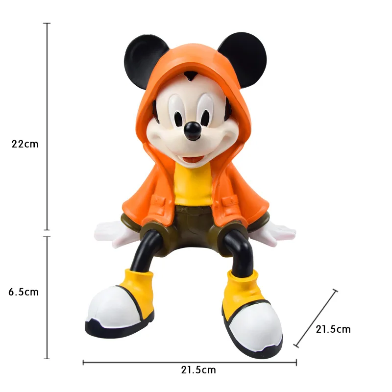 30 ซม.Mickey ท่าทางเสื้อกันหนาว Cool สไตล์ตกแต่งห้องนั่งเล่นตู้ทีวี Home Decor Office Desktop เด็ก Brithday ของขวัญ