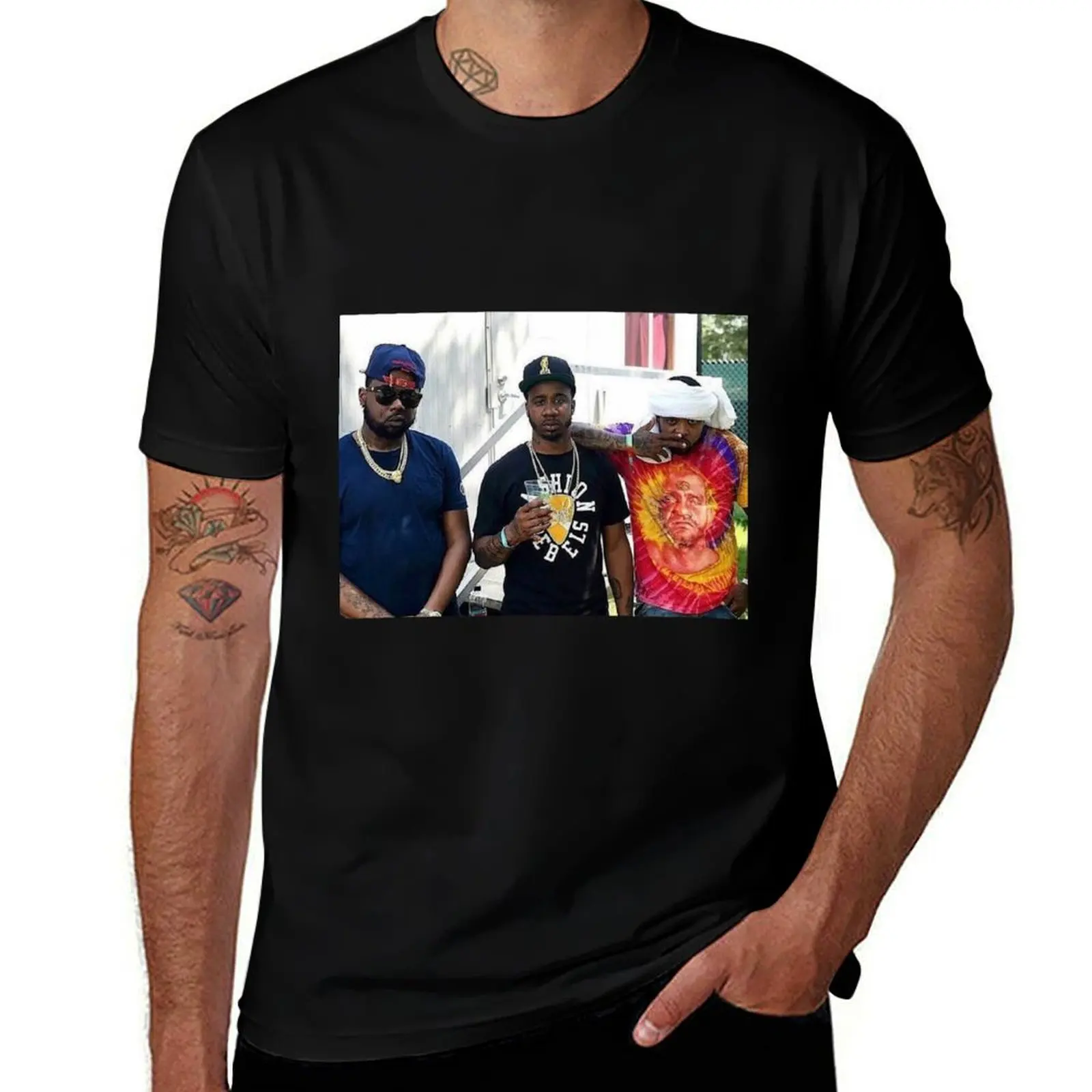 

Hip hop Griselda West Side Gunn T-Shirt Fitness Training Breathable Tee