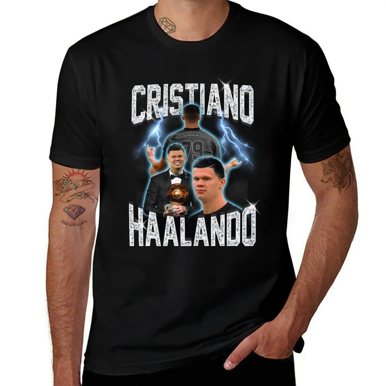 Cristiano Haalando T-Shirt Sports Casual Breathable Tee Shirt