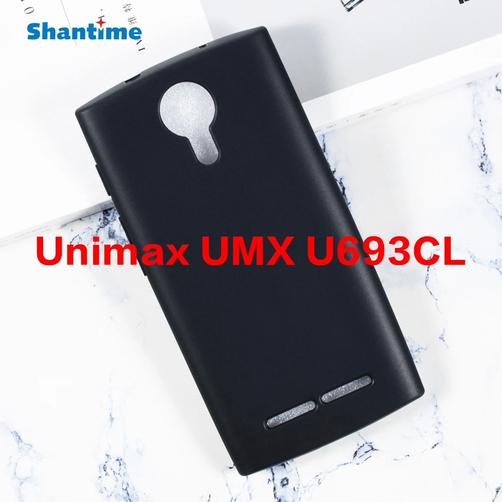 Para unimax umx u693cl gel pudim silicone telefone protetor de volta escudo para unimax umx u693cl macio tpu caso