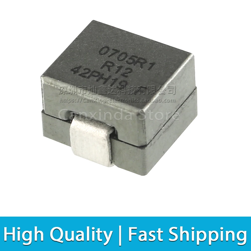 

5pcs FP0705R1-R12-R SMD SMT Moulded Power Inductor High Frequency Surface Mount Inductance 0.12uH 120nH 37A High Current Filter