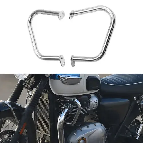 

Motorcycle Engine Guard Crash Bar For Triumph Bonneville Bobber Street Cup 2017-2020 Street Twin Thruxton R T100 T120 2016-2020