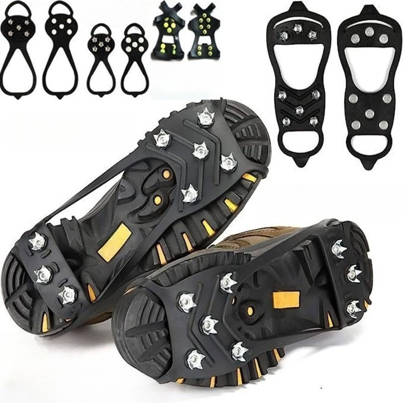 Rutschfeste Klaue für Herren und Damen, Outdoor, Bergsteigen und Camping, rutschfeste Schuhüberzüge und Nieten