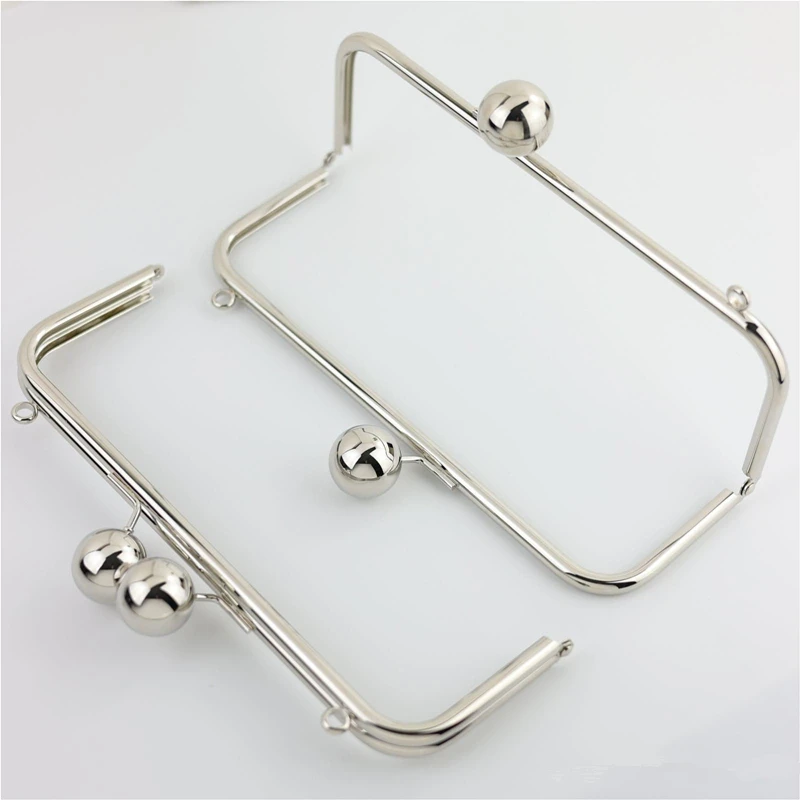 10X3.5inch Bag Purse frame huge ball clasp metal frame for DIY handbag accessories bronze and silver 2023 New