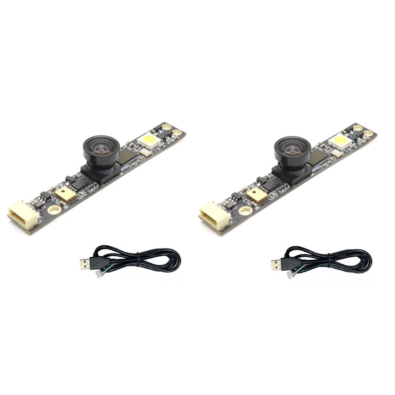 2x 5mp Usb Cameramodule 160 Graden Groothoek Ov5640 2592X1944 Vaste Focus Vrije Schijf Voor Bewaking