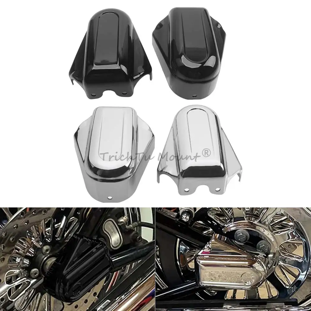 

Motorcycle Rear Axel Covers And Necessary Mounting Hardwar For Harley Softail Slim Heritage Softail Classic Softail Deluxe CVO