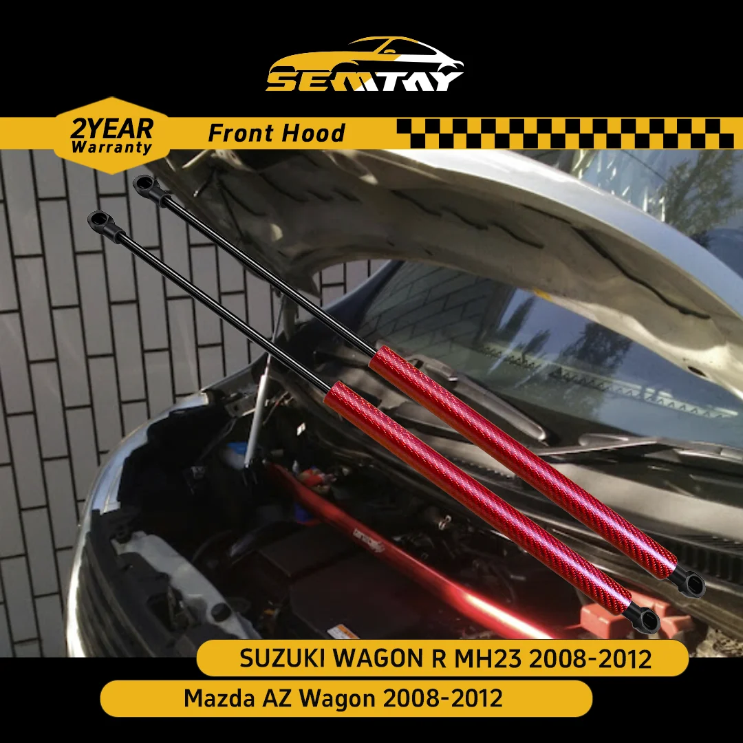 

SEMTAY Hood Struts Bonnet Lift Support Spring Damper for SUZUKI WAGON R MH23 /Mazda AZ Wagon 2008-2012 Vehicle Accessory