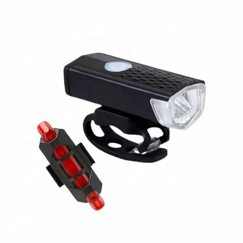 USB Charging Cycling Headlight Accessories for Mountain Bike Night Ride Bright Light Front Tail Light