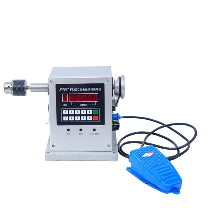 

670ype Electric Wire Winding Machine Automatic Wire Winding Machine Refitted with Clamp Tassel Wire Winding