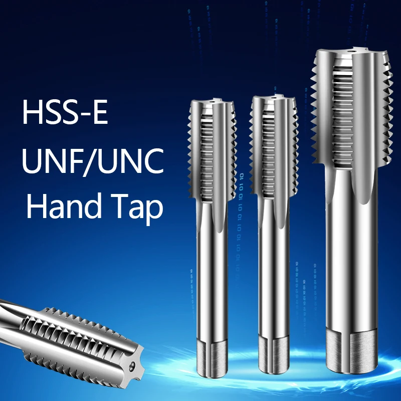 Jimmy UNF Thread Tap HSS-E Machine Plug Tap High Speed Steel Metal Tapping Tool Screw Tap Drill Bit