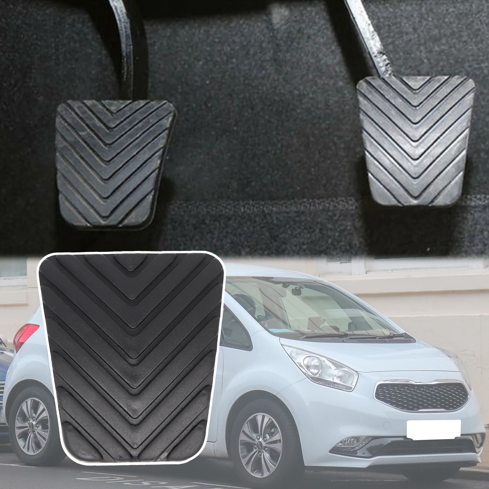 Brake Clutch Foot Pedal Pad Cover For Kia Sportage NB7 JE KM SL QL 2004 - 2019 Rio 2/3/4 JB UB YB SC Sorento BL XM UM Carens RP