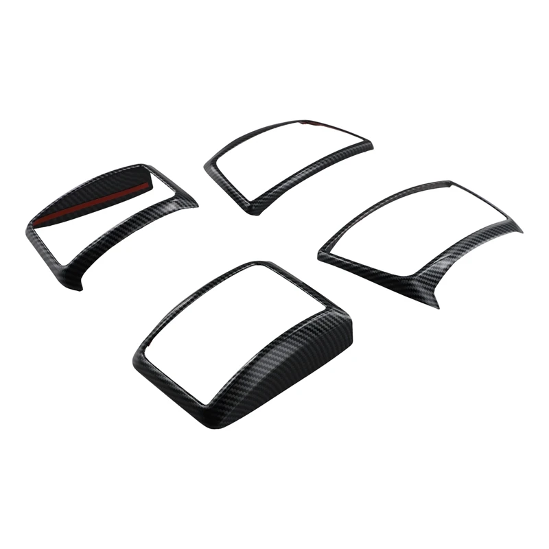 

ABOT Premium Carbon Fiber Central Control Dashboard Air Outlet Vent Frame Trim for Ford Ranger / Everest 2015-2021