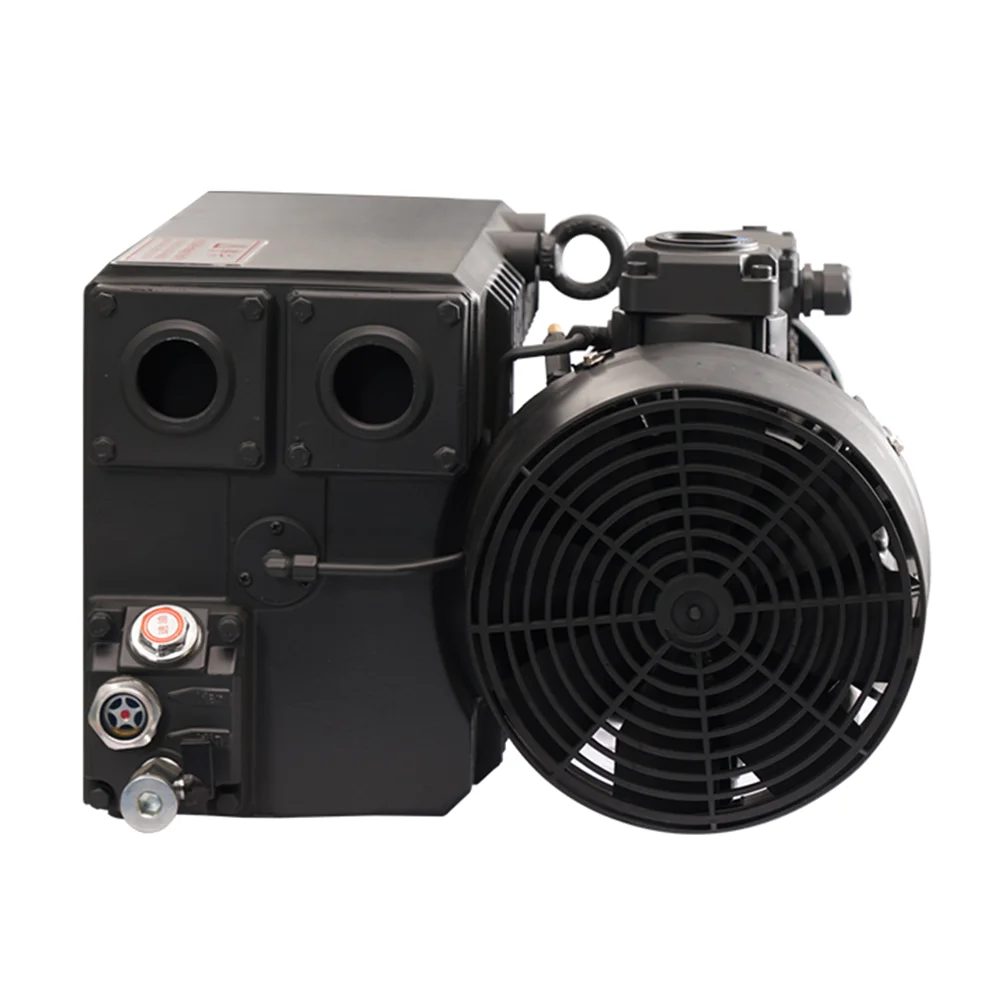 1390rpm 3.7A 63 Pumping Speed Double Oilless Stage Rotary Vane Vacuum Pump for Vacuum Packaging