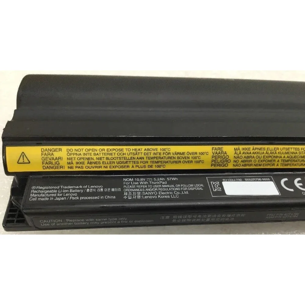 Imagem -02 - Bateria do Portátil para Lenovo Thinkpad Brand Novidades Original 42t4785 10.8v 57wh X100e X120e 42t4784 17 Plus 0a36278 57y4559