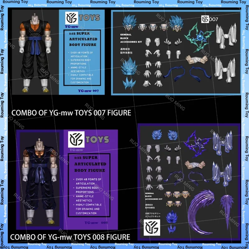 

New 100% Original OC Toys Dragon Ball SHF Super Saiyan SSJ Vegetto Son Goku Vegeta 3.0 Figure Super Saiyan PVC Figure