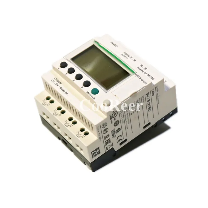 Zelio Logic SR2 Basic Logic Controller SR2B121B SR2B121FU with Real-time Clock and Display Panel Brand New Original