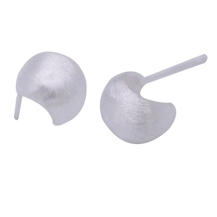 925 Sterling Silver Frosting Small Stud Earrings For Women Piercing Earring Wedding Luxury Quality Jewelry Wholesale Money 925 image 5
