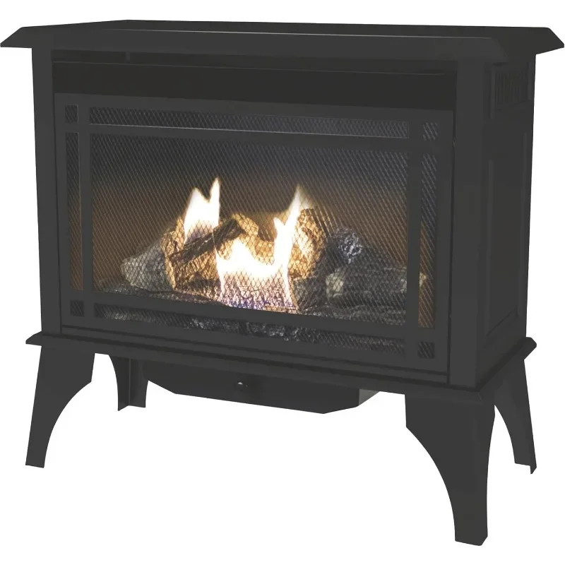 Hearth VFS2-PH30DT 30,000 BTU 32" Intermediate Gas vent free stove, Black