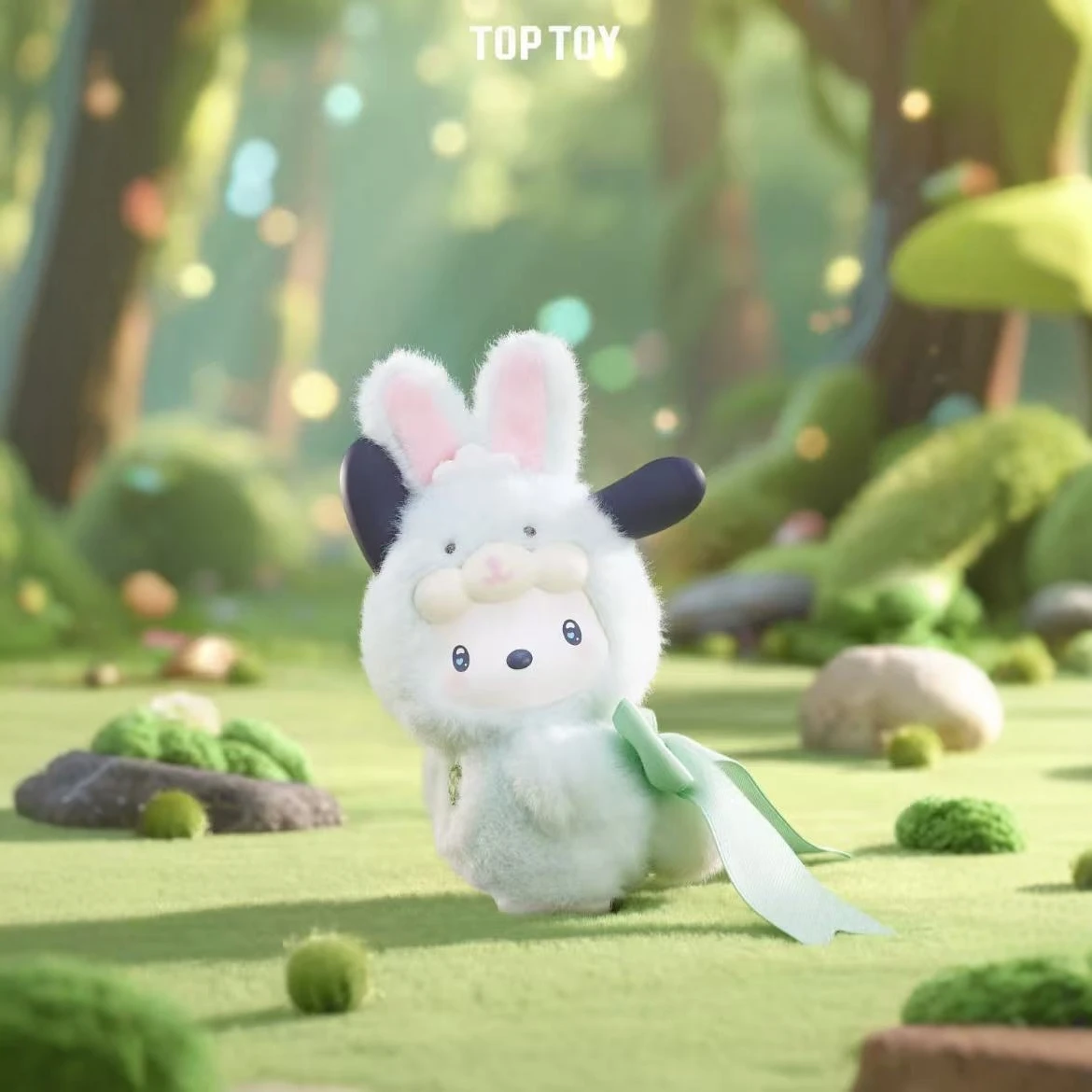 Nieuwe Echte Toptoy Sanrio Diamond Bunny Baby Serie Mysterieuze Doos Kawaii Trendy Cinnamoroll Blind Box Tas Hanger Kerstcadeau