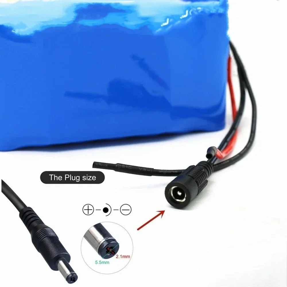 

New 18650 rechargeable lithium battery pack 7S3P 24V 10000mAh with BMS+2A charger for Electronic Scooter DIY.