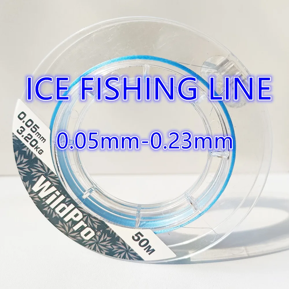 

Winter Fishing Line Super Strong Low Temperature Resistance Transparent Monofilament NylonAnd PE Ice Fishing Line Japan
