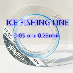 Winter Fishing Line Super Strong Low Temperature Resistance Transparent Monofilament NylonAnd PE Ice Fishing Line Japan